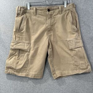 Banana Republic Cargo Shorts Men Size 32 tan maverick thick Utility